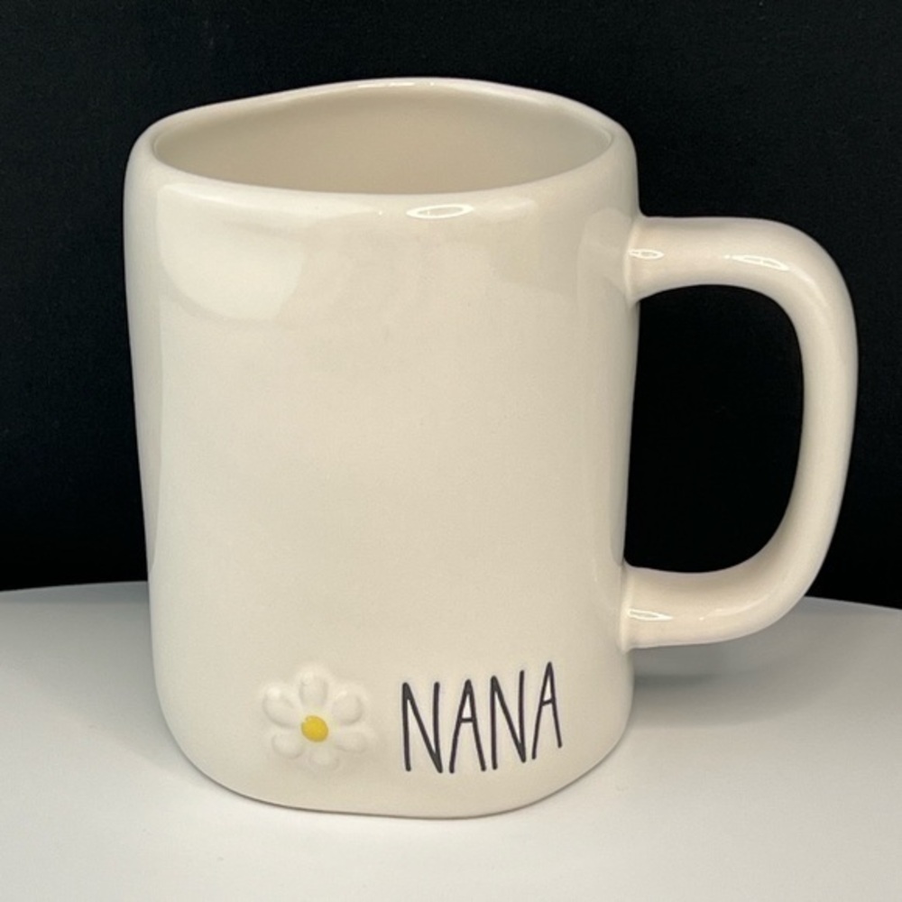 Rae Dunn - 3/$48 - ‘Nana Flower ‘ ceramic mug. NWT. Firm!